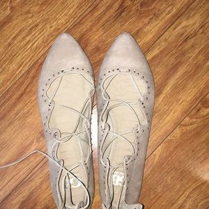 Gianni Bini lace up flats